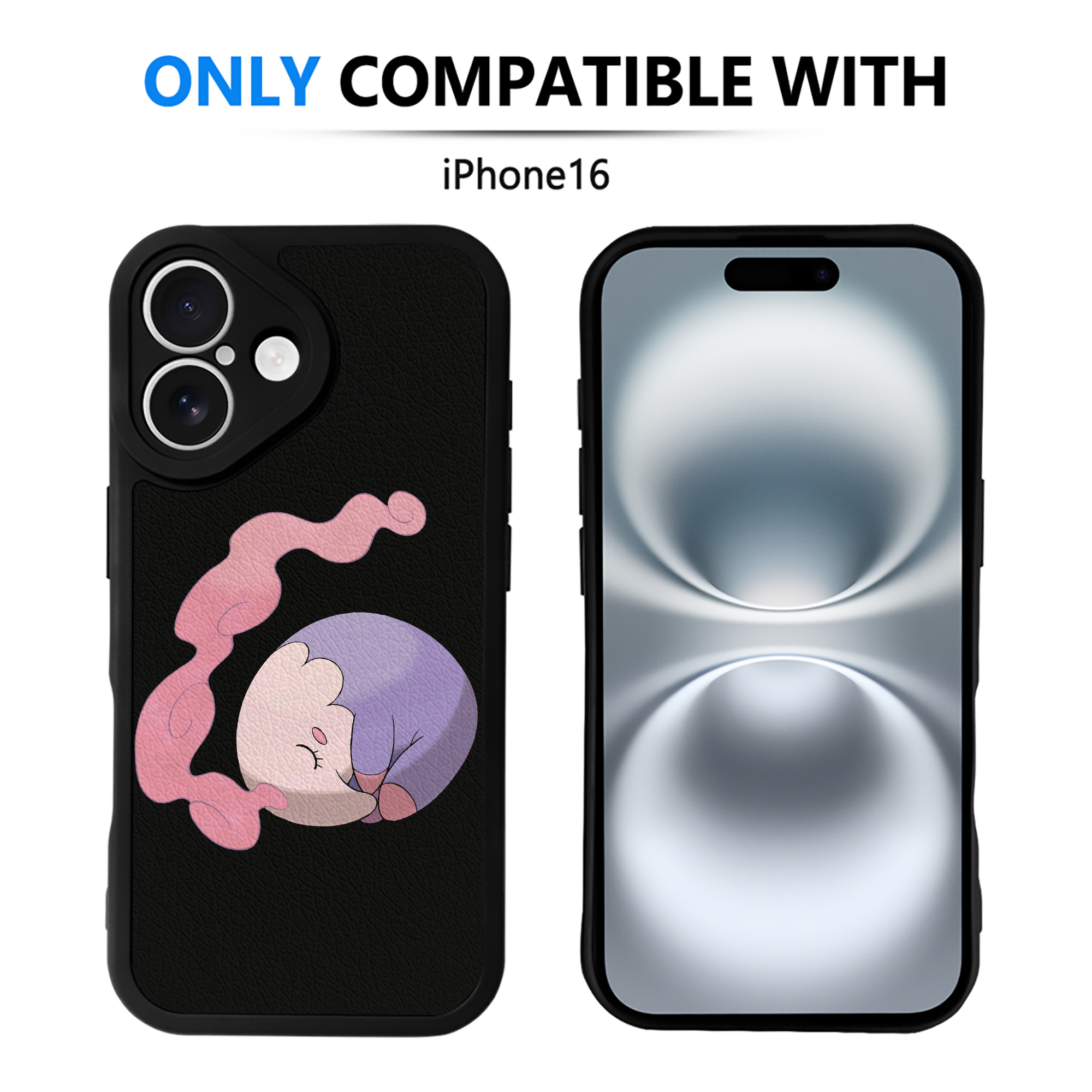 （画像用） ポケットモンスター Pokémon 【iPhone 16シリーズ対応】シリコンスマホケース（レザー調） 材質：シリコン